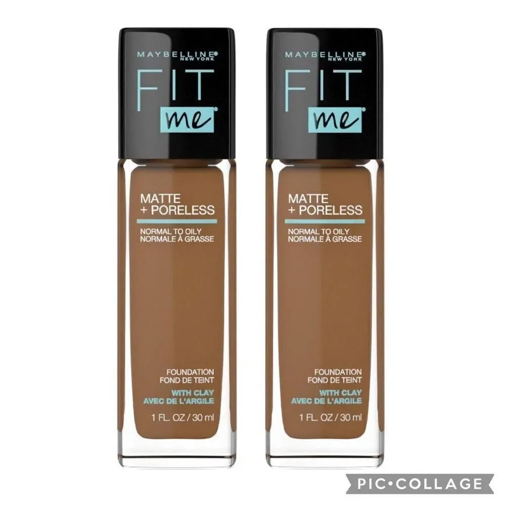 Lot of 2 362 Truffle Maybelline Fit Me Matte Foundation